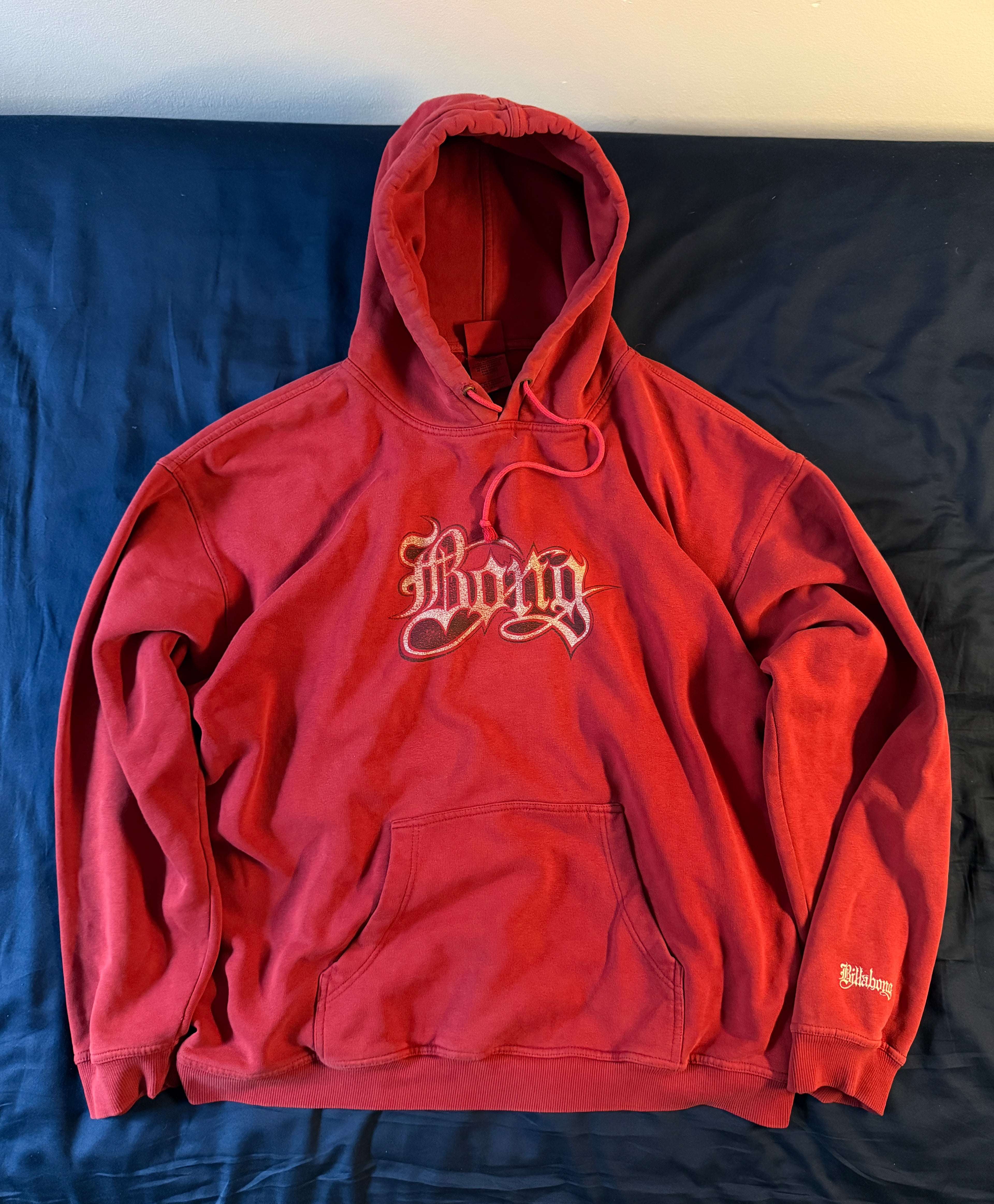 VERY RARE Billabong ‘BONG’ Hoodie - L