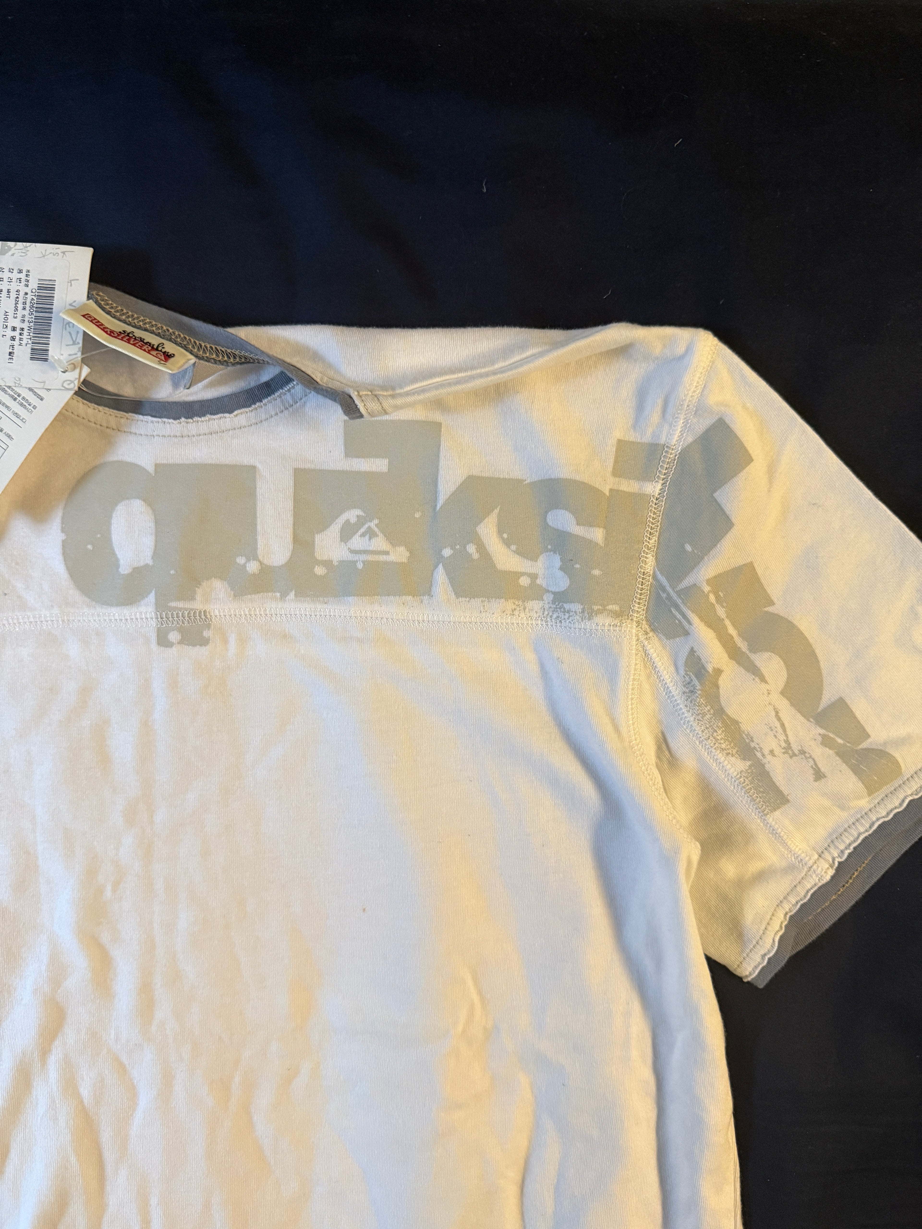 BNWT Quicksilver Ringer Tee - M