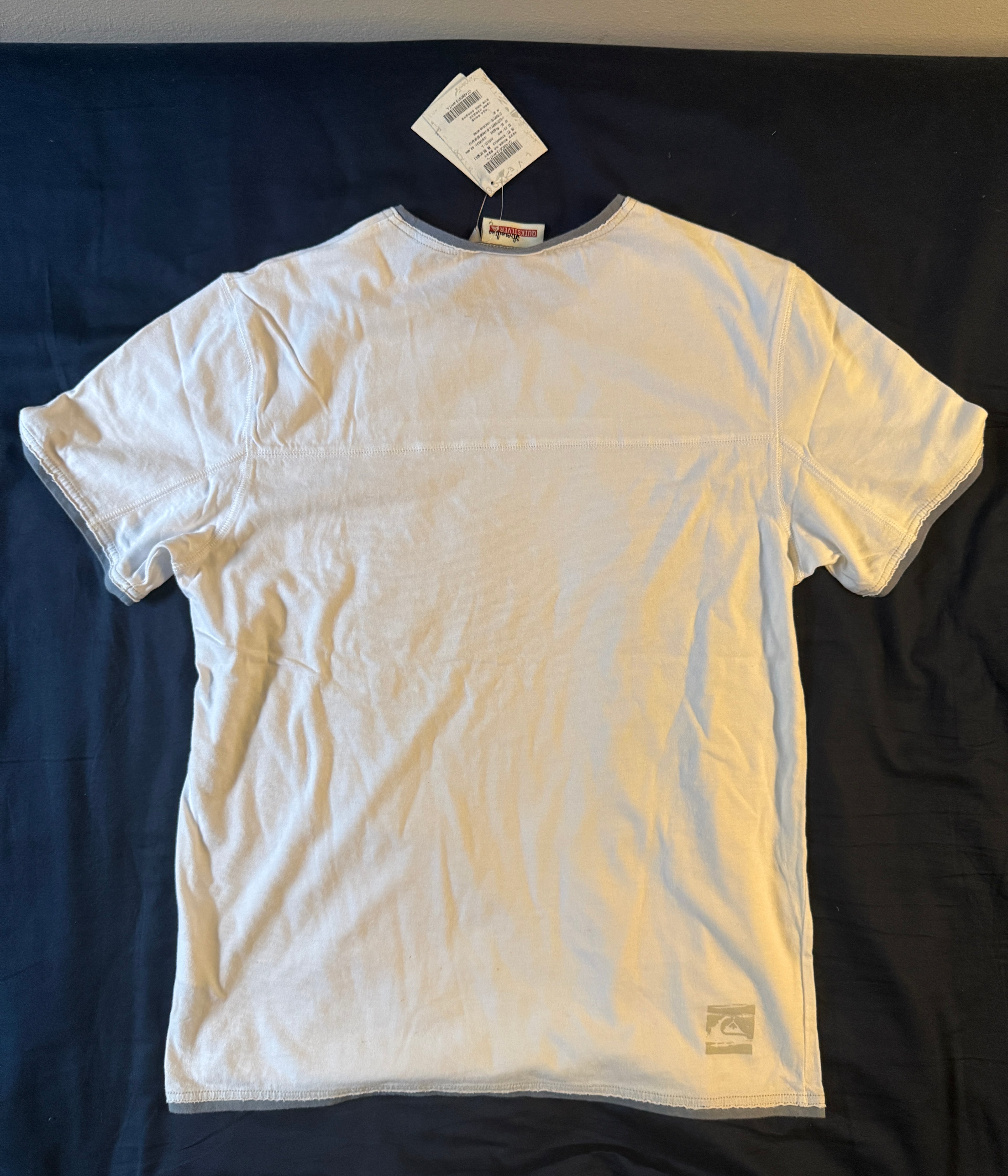BNWT Quicksilver Ringer Tee - M