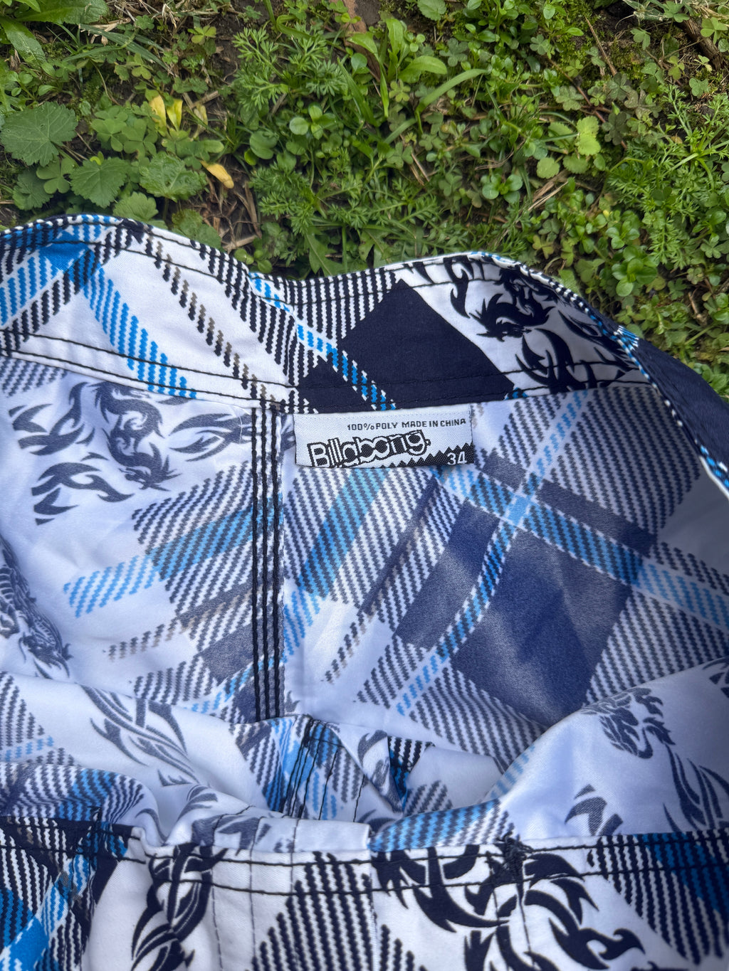 Checkered Billabong Boardies - 34