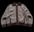 70s Zip Up Knit Jumper