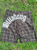 Brown Checkered Billabong SpellOut - 34
