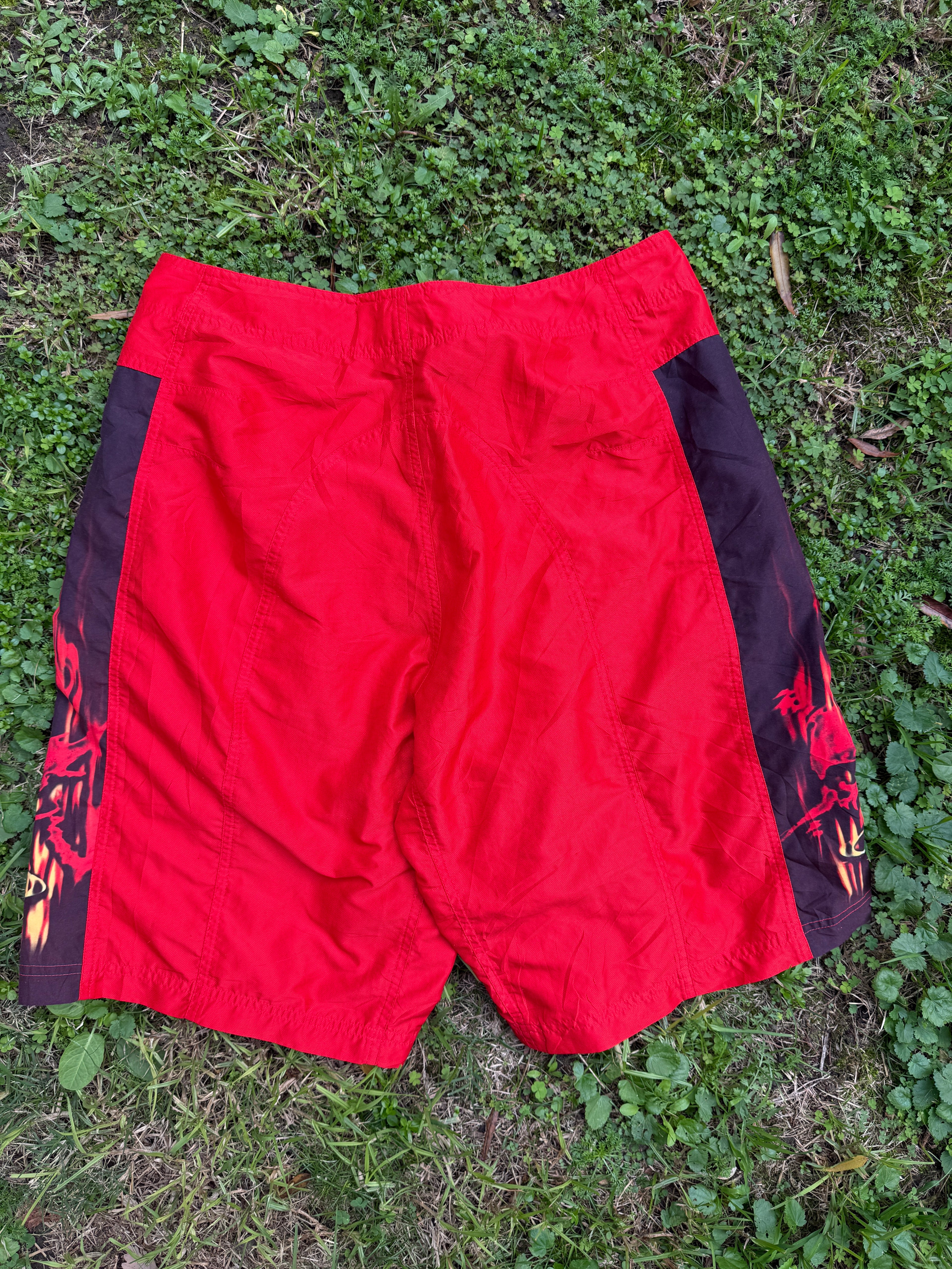 VERY RARE Two Tone Flaming Skull Oakley - 32
