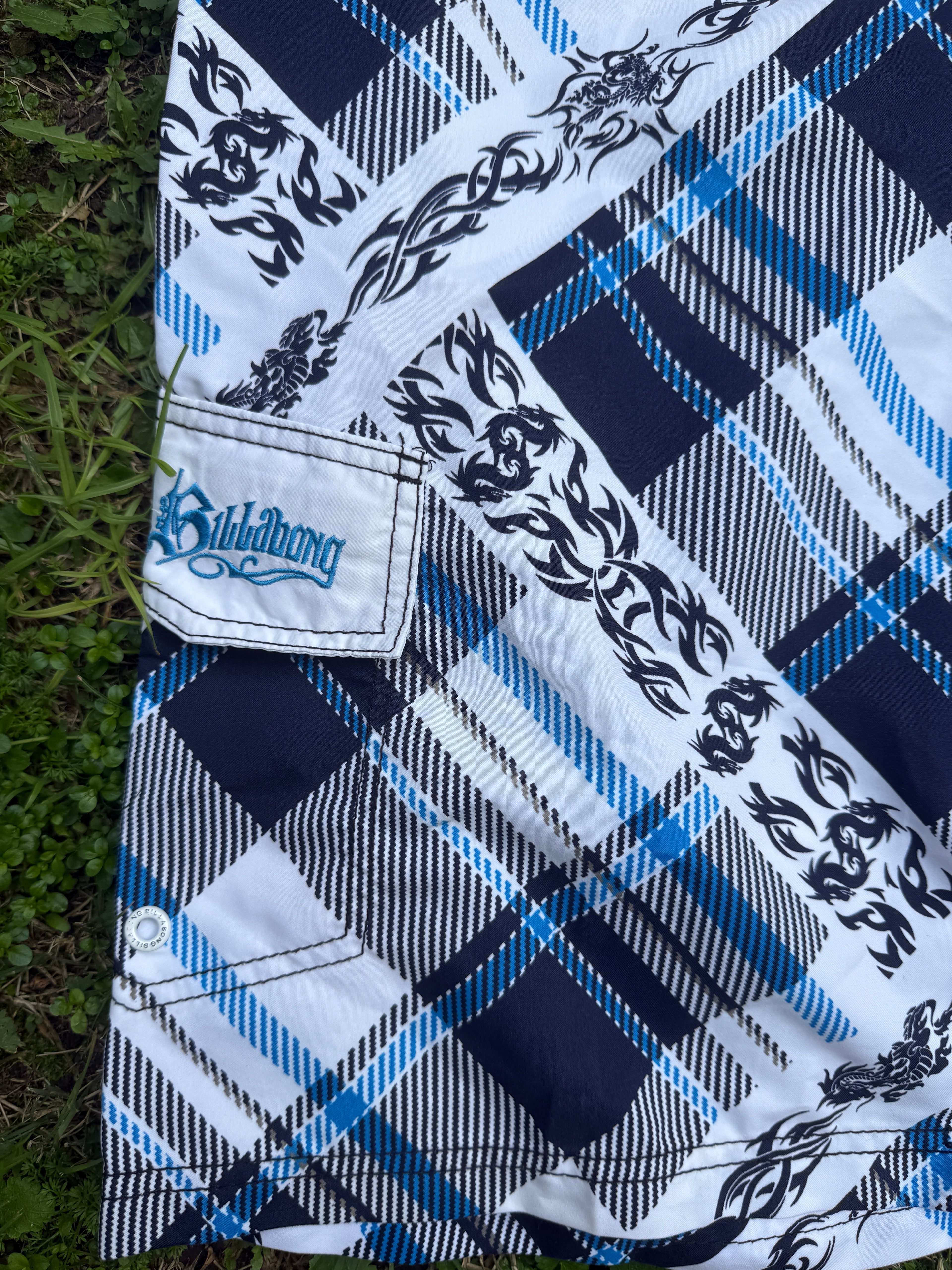 Checkered Billabong Boardies - 34