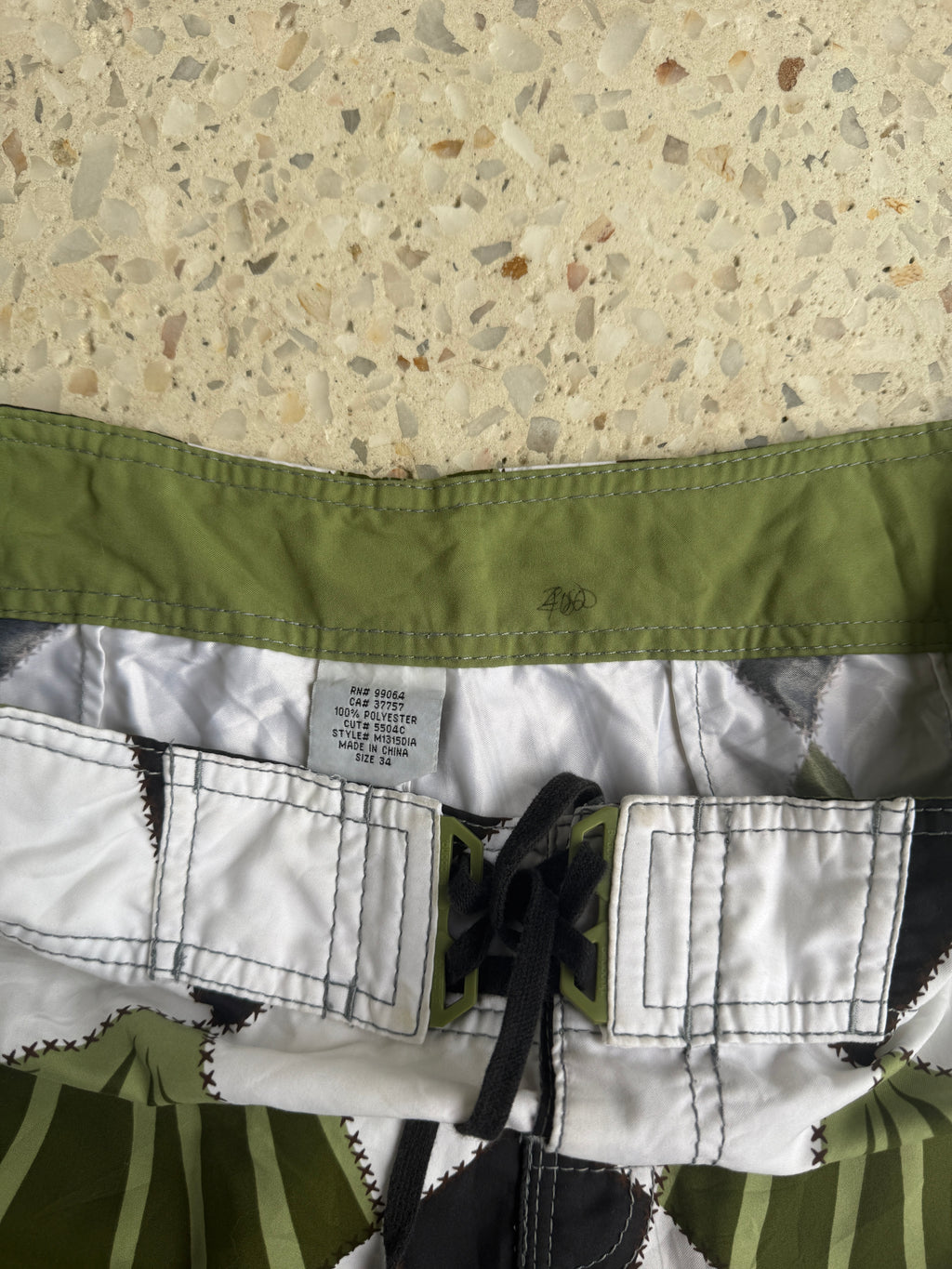 Vintage Green Checkered - 34