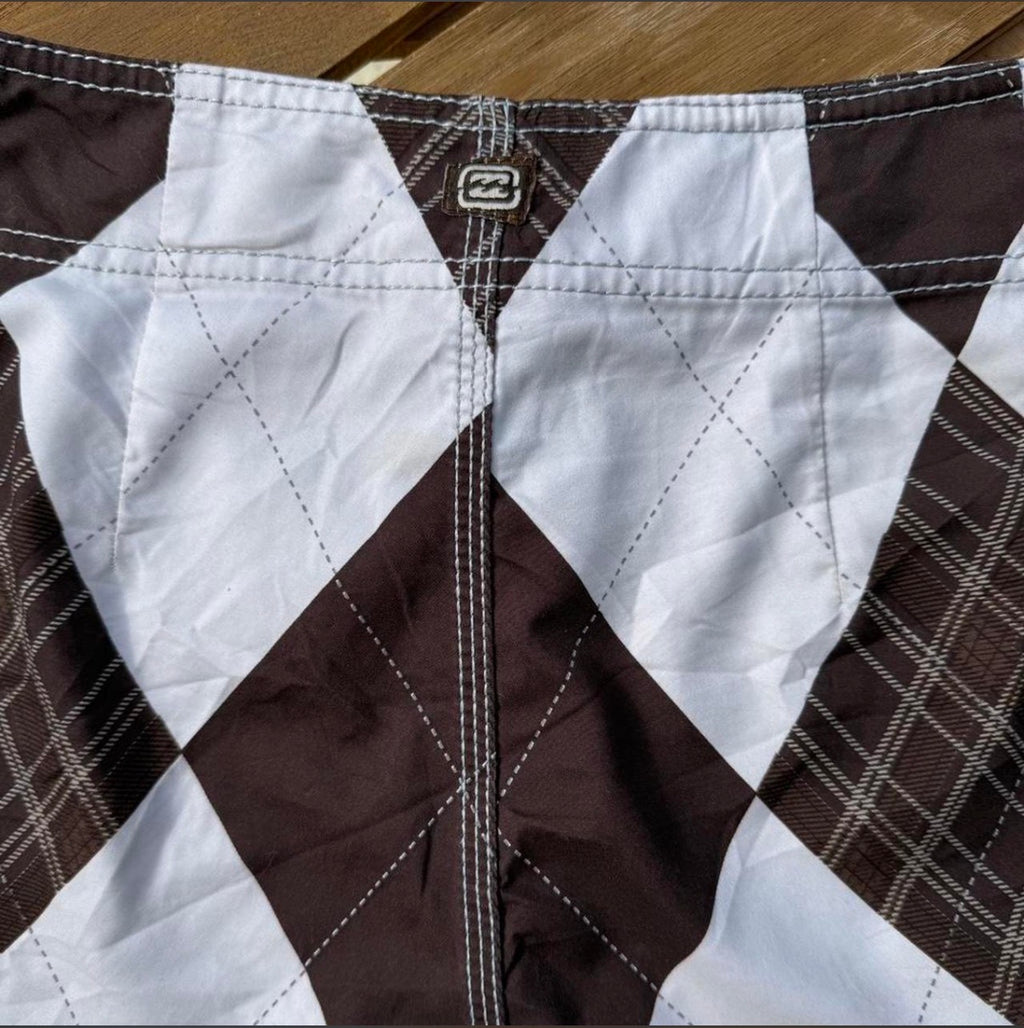Vintage Checkered Boardies - Size 34