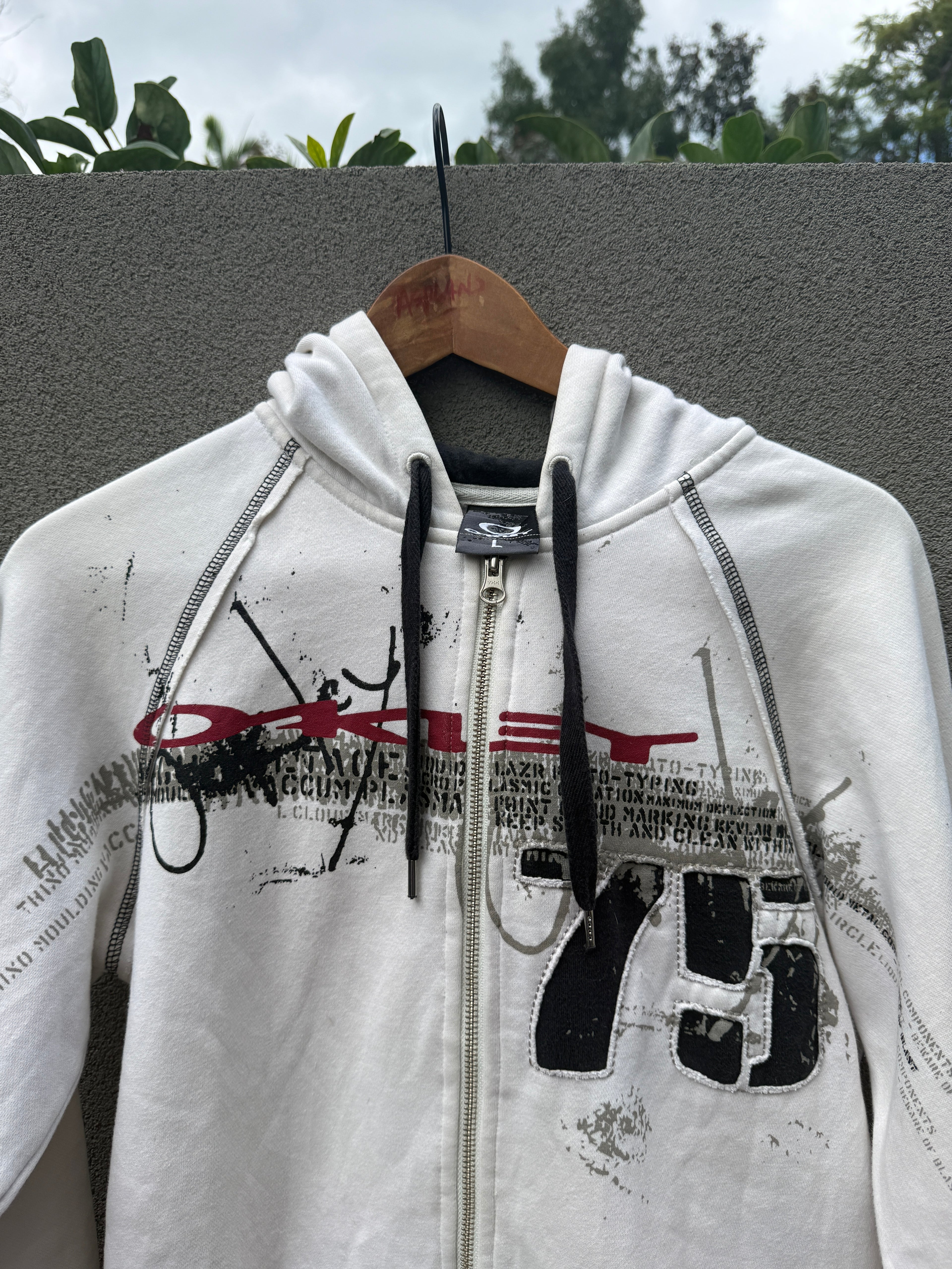 Vintage Oakley Hoodie - L