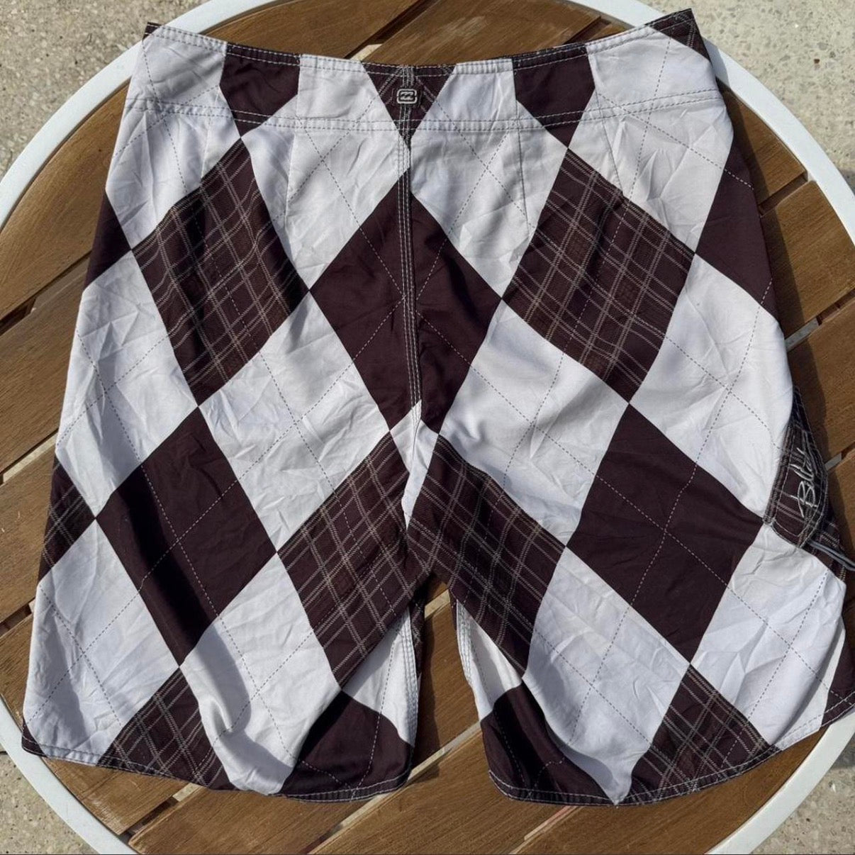 Checkered Argyle Boardies - 36