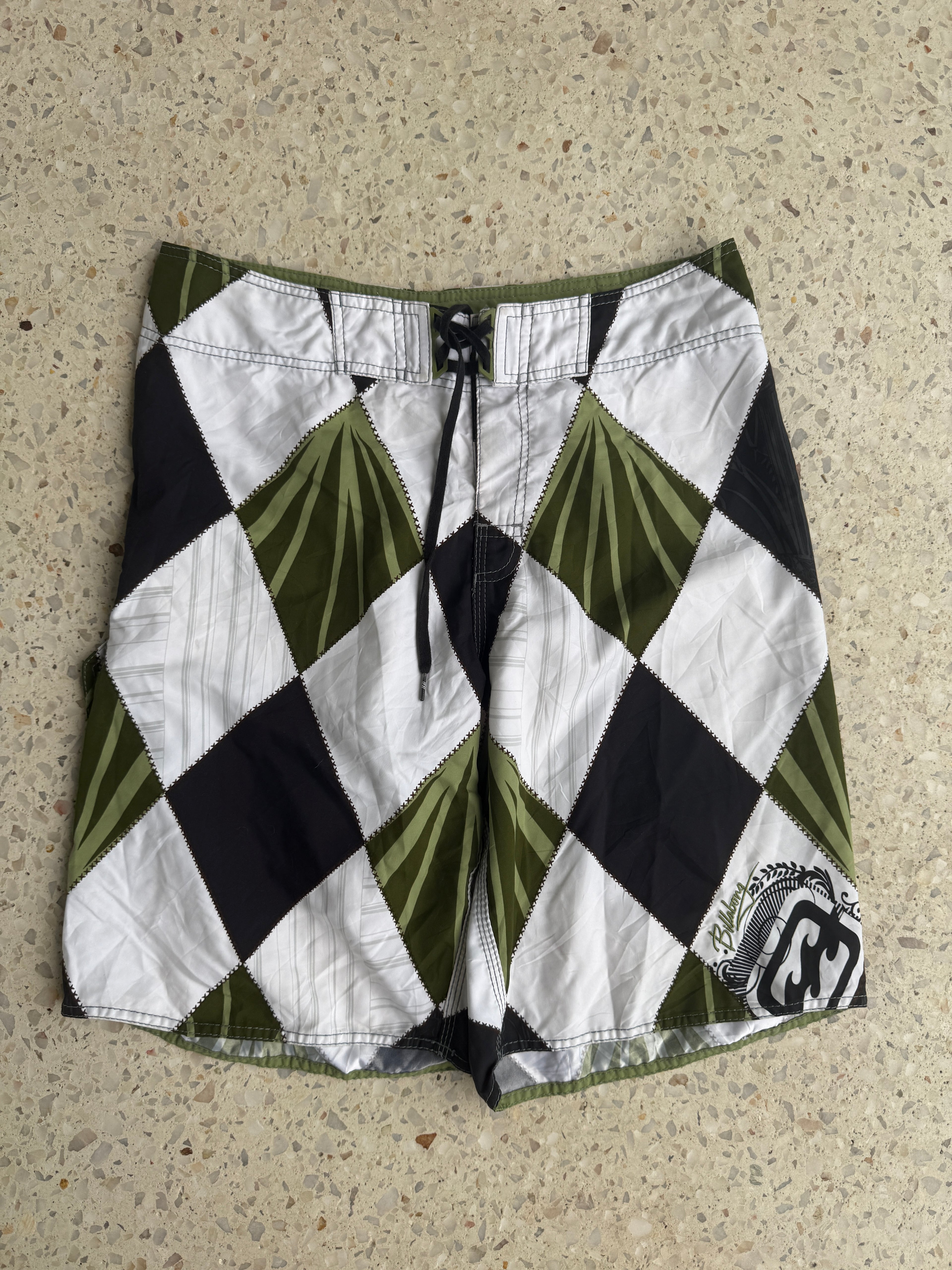 Vintage Green Checkered - 34