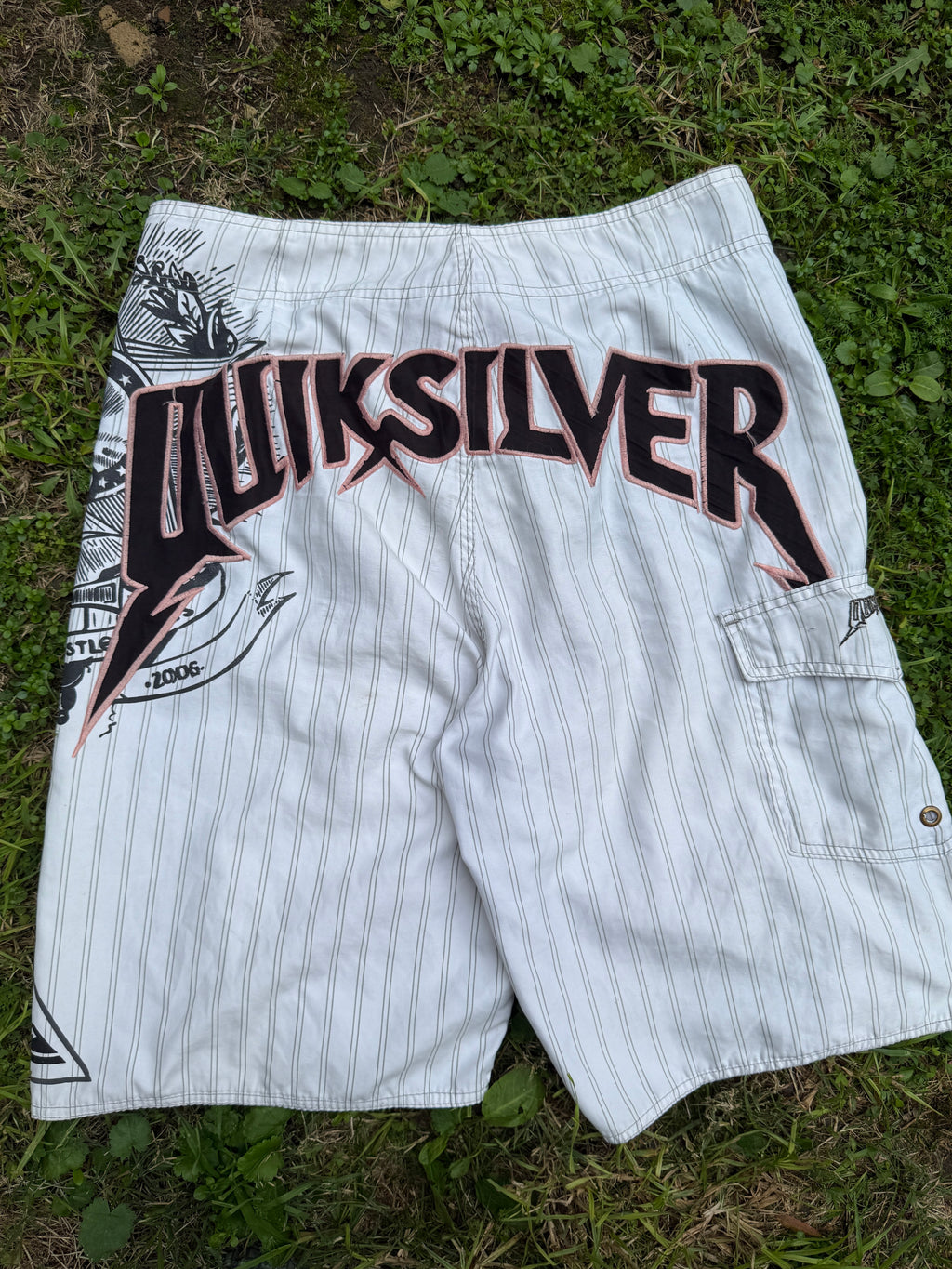Pinstripe Quicksilver SpellOut - 32
