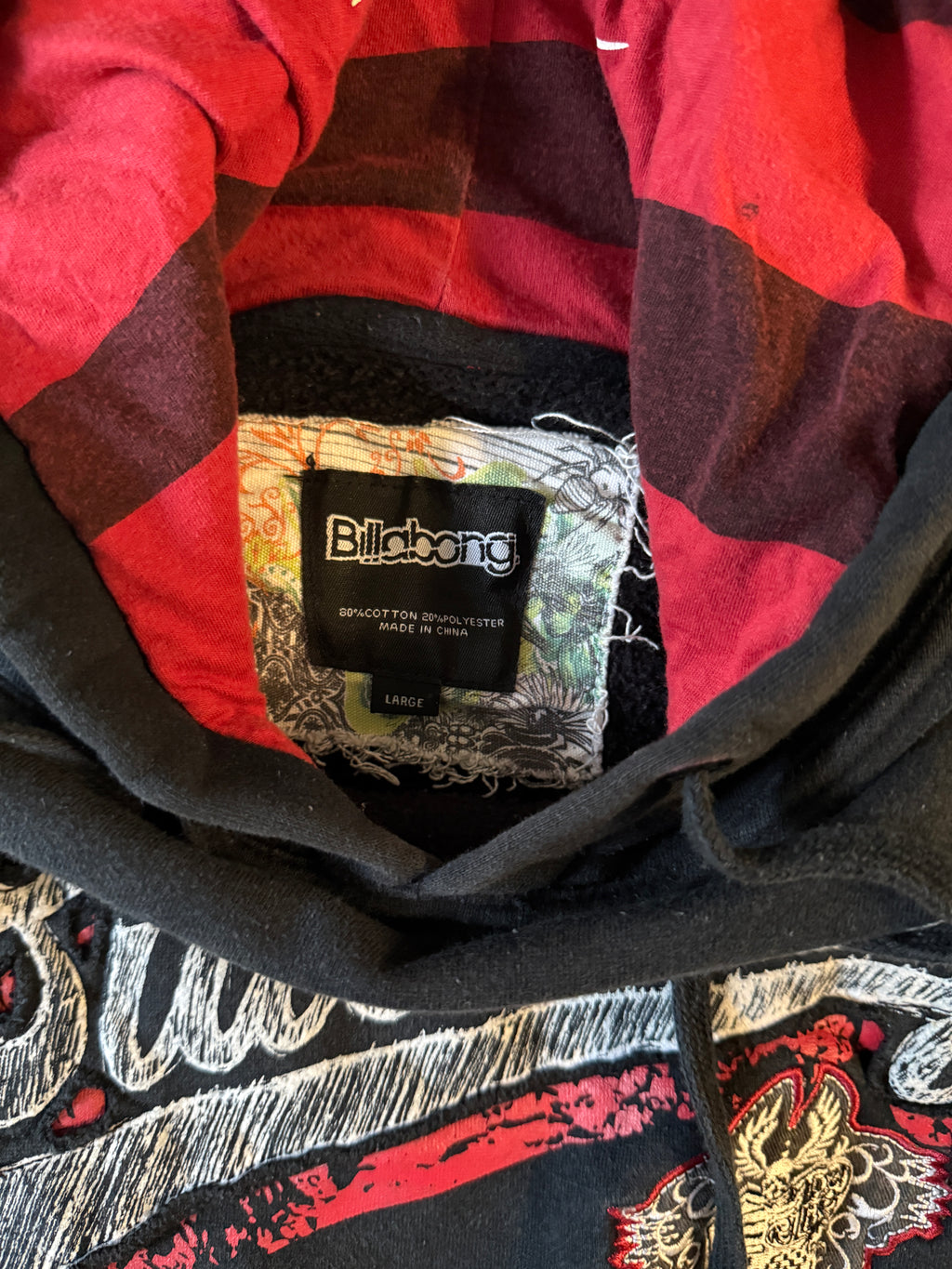 Vintage Billabong Hoodie - L