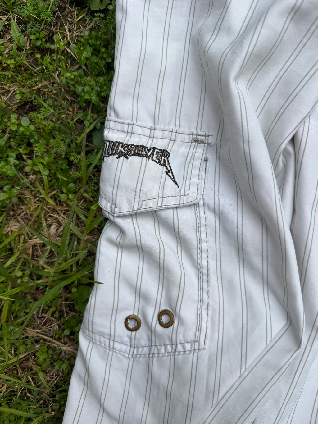 Pinstripe Quicksilver SpellOut - 32