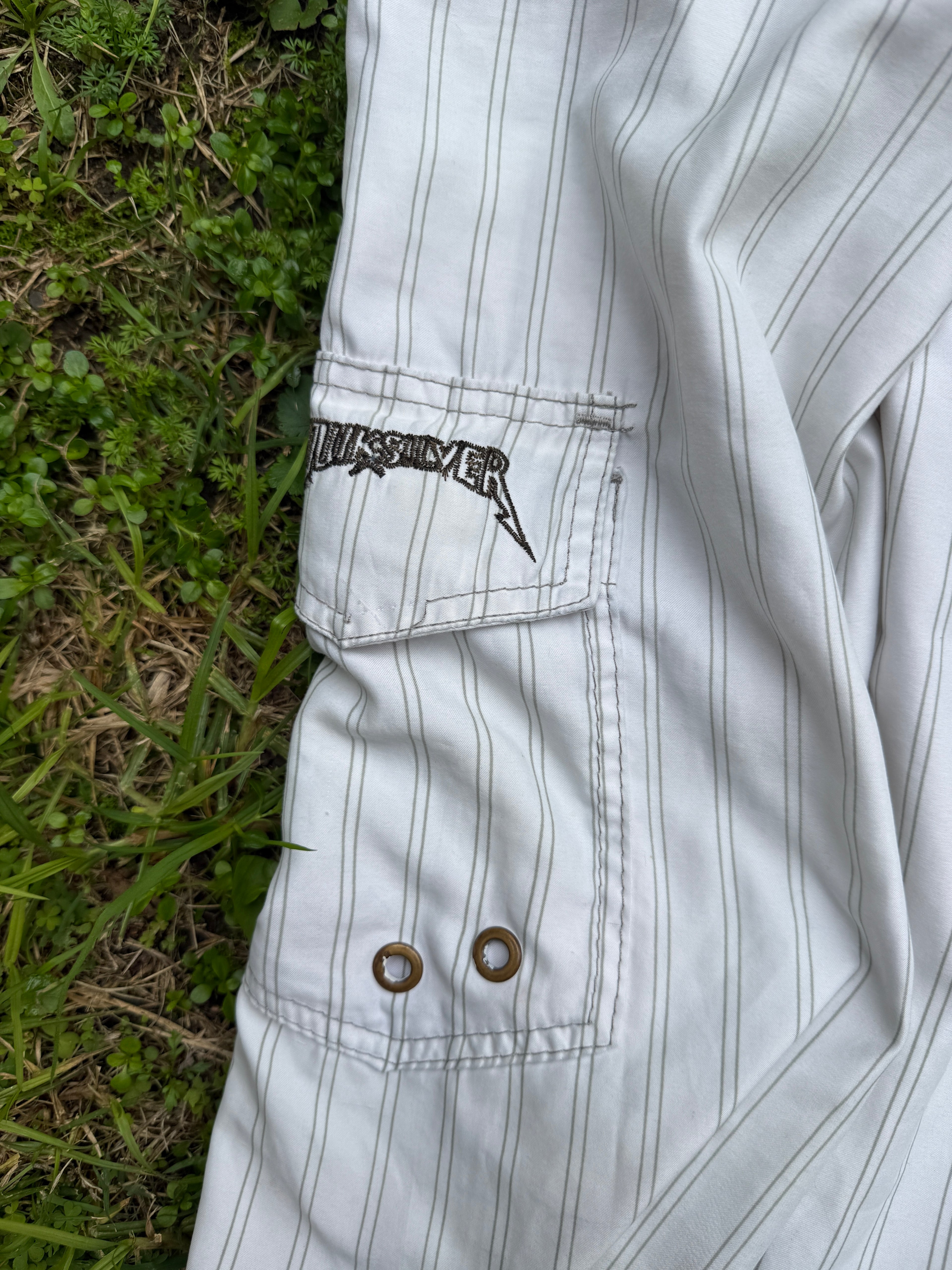 Pinstripe Quicksilver SpellOut - 32