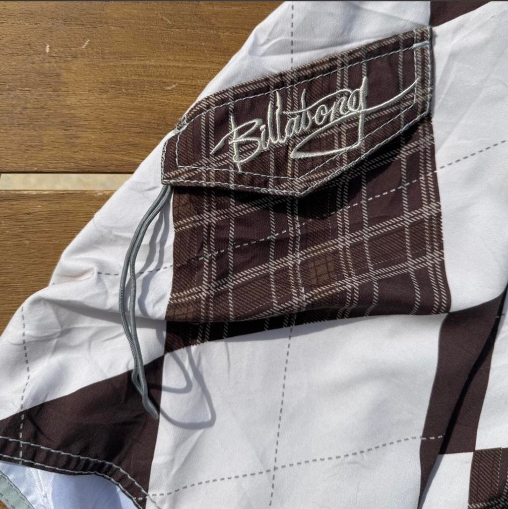 Vintage Checkered Boardies - Size 34